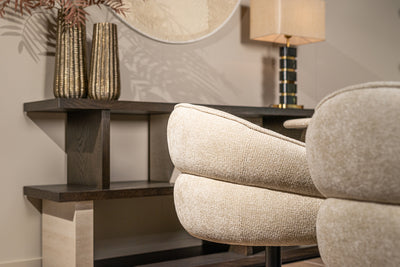 Richmond Interiors Dreh-Esszimmerstuhl Kayla | cream