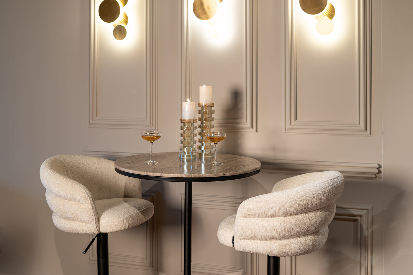 Richmond Interiors Marmor-Bartisch Duncan | ø 75 cm