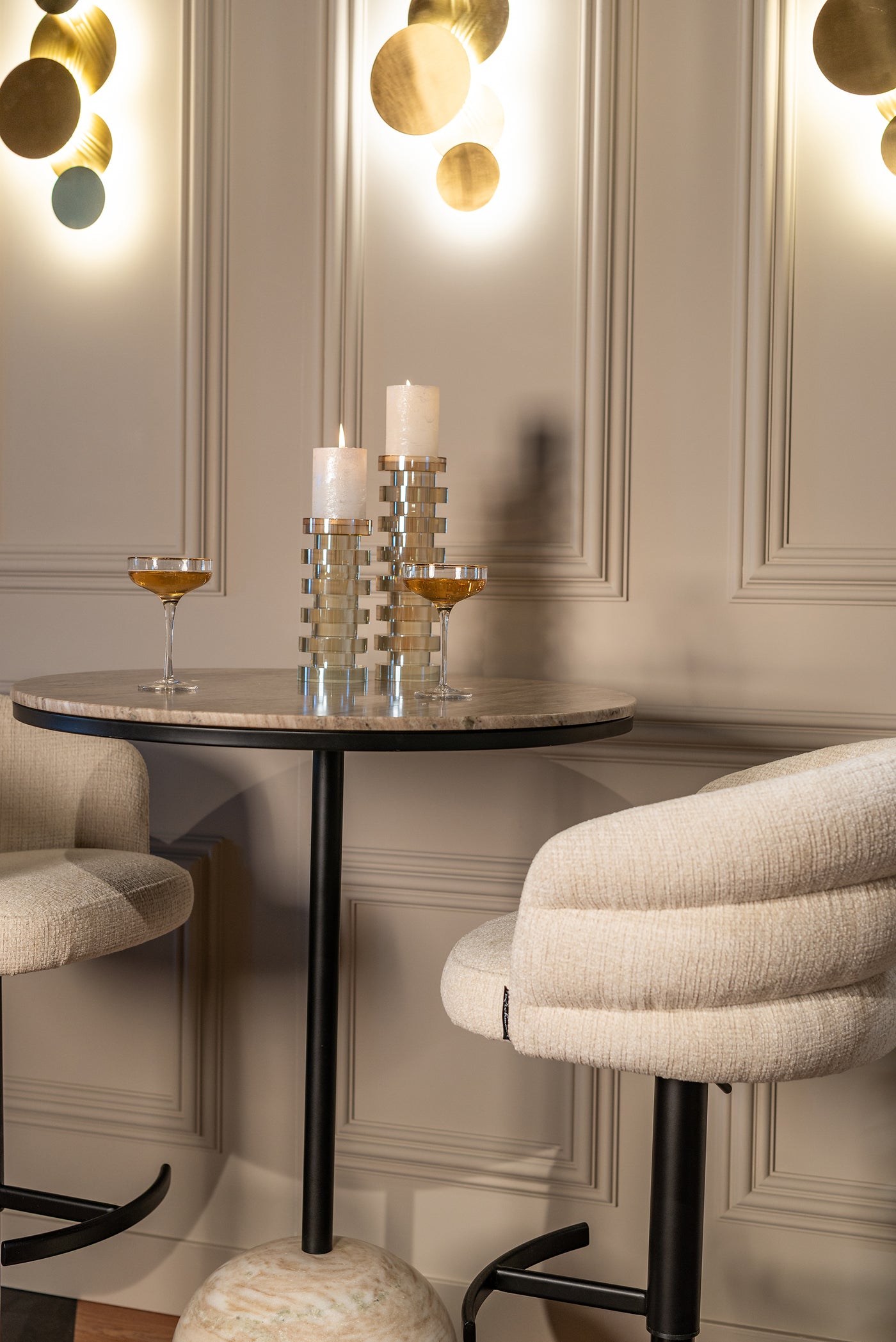 Richmond Interiors Marmor-Bartisch Duncan | ø 75 cm