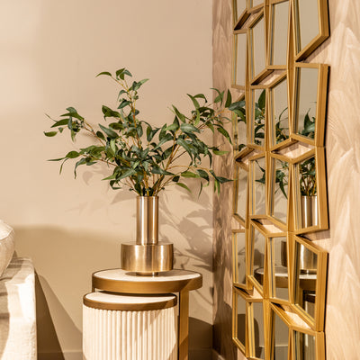 Richmond Interiors Beistelltisch Tivoli 2er Set | Weiß