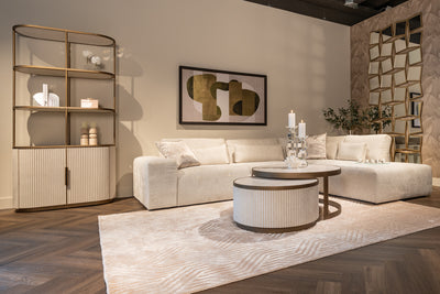 Richmond Interiors halboffener Schrank Tivoli rund 2-türig | Weiß