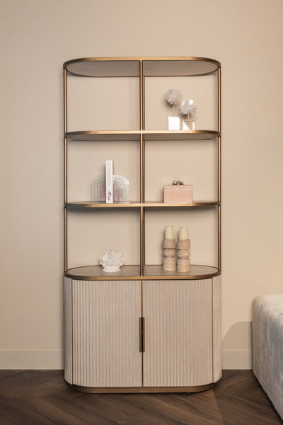 Richmond Interiors halboffener Schrank Tivoli rund 2-türig | Weiß