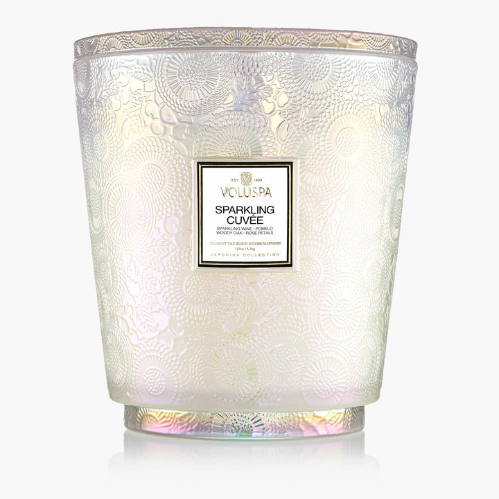 Voluspa 5-Docht Duftkerze Sparkling Cuvée Limited Holiday Edition | 3,5 kg