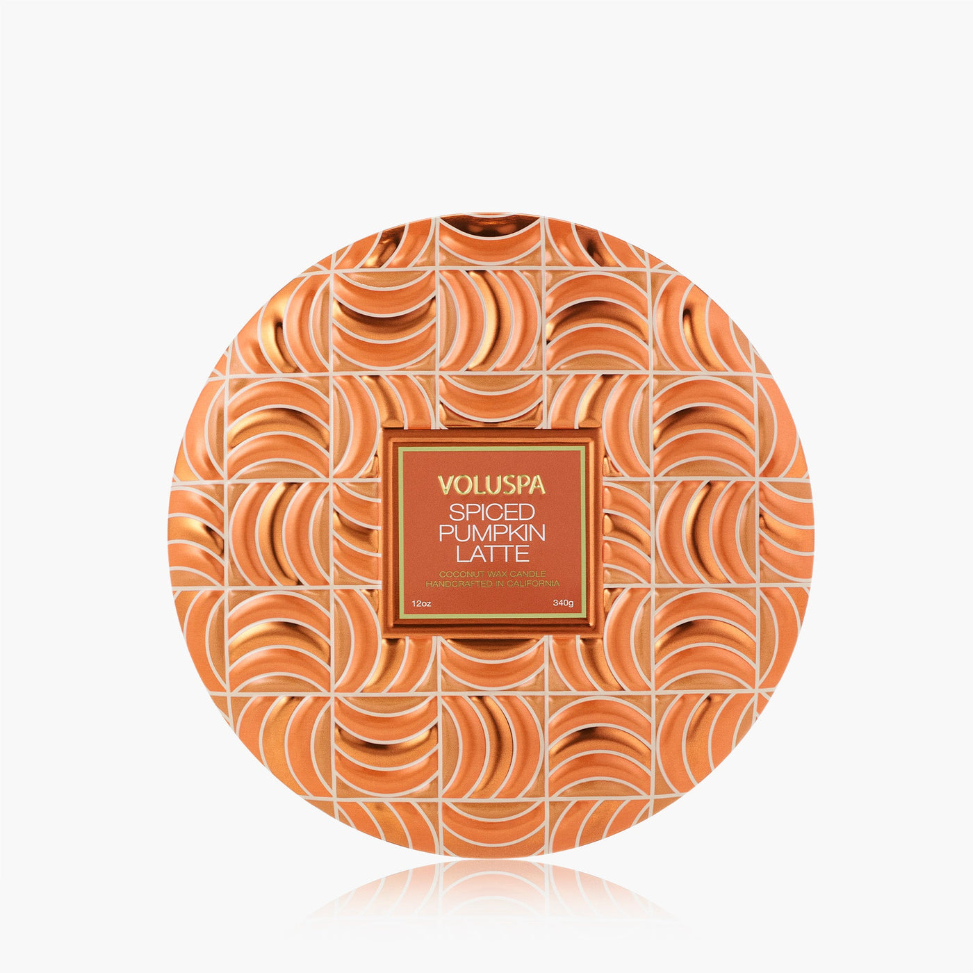 Voluspa 3-Docht Duftkerze Spiced Pumpkin Latte | Dose mit Deckel