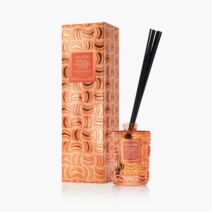 Voluspa Raumduft Spiced Pumpkin Latte Diffuser mit Duftstäbchen