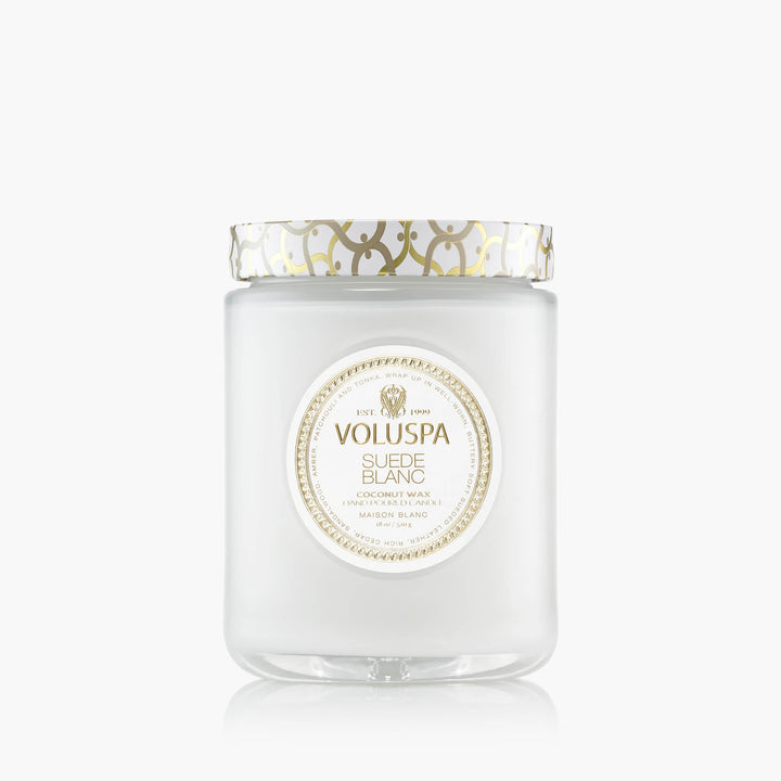 Voluspa Duftkerze Suede Blanc | Large Jar