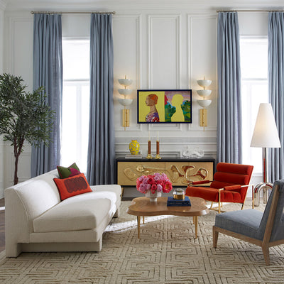 Jonathan Adler Kissen Pompidou Olive Plus | 45x45 cm