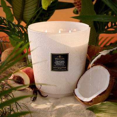 Voluspa 5-Docht Duftkerze Tahitian Coconut Vanilla | 3,5 kg