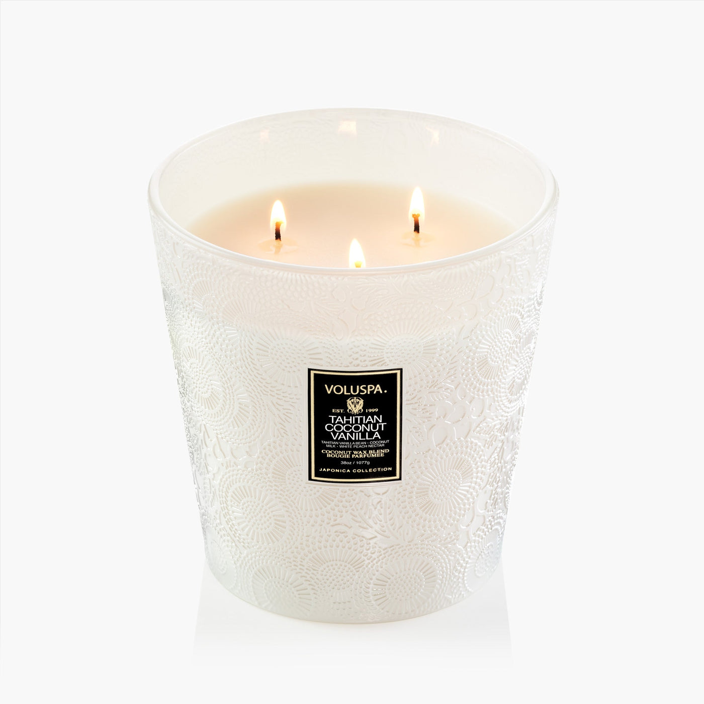 Voluspa 3-Docht Duftkerze Tahitian Coconut Vanilla | 1.077 g