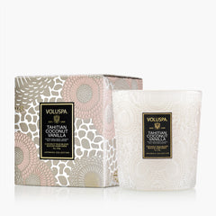 Voluspa Scented Candle Tahitian Coconut Vanilla | Classic Candle