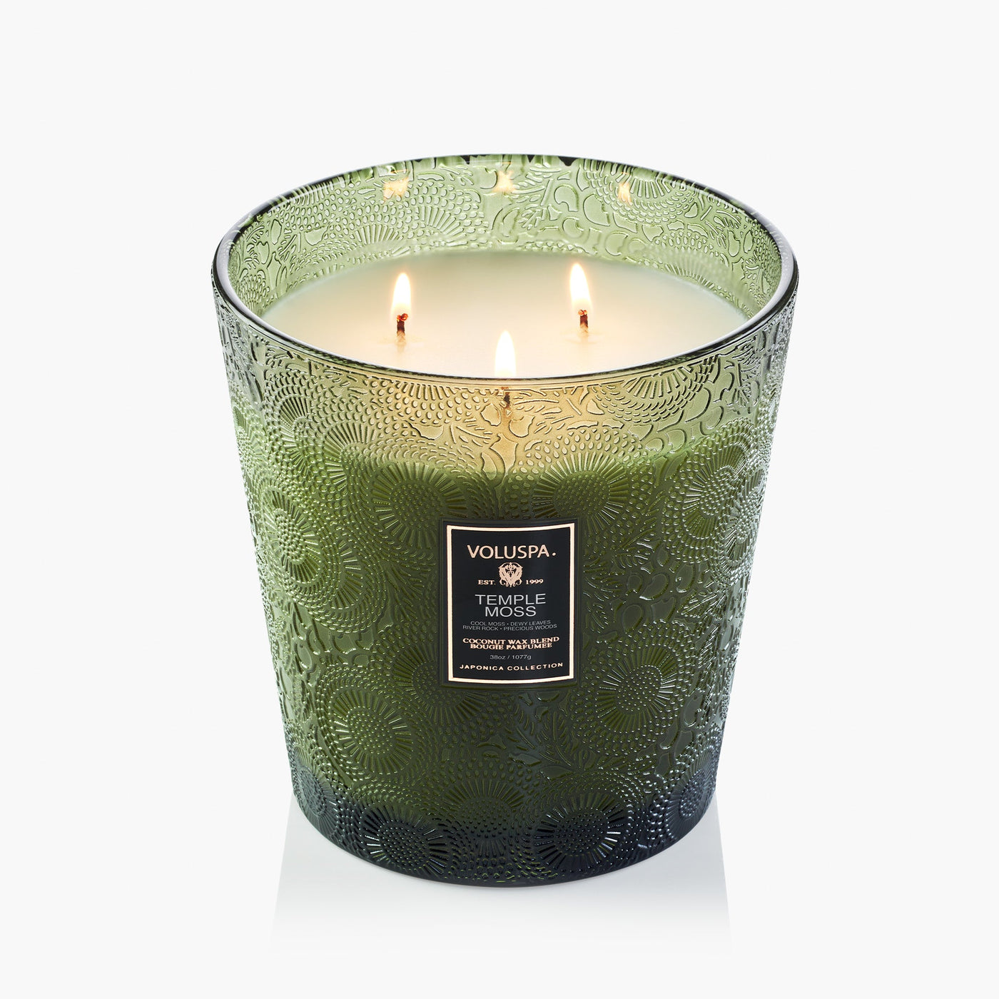 Voluspa 3-Docht Duftkerze Temple Moss | 1.077 g