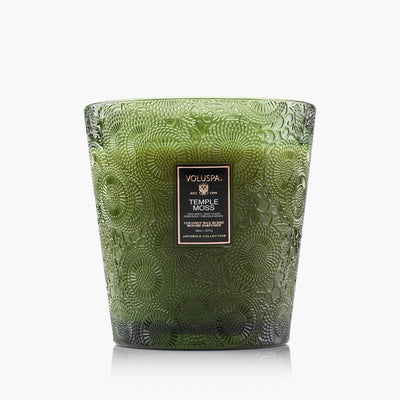Voluspa 3-Docht Duftkerze Temple Moss | 1.077 g