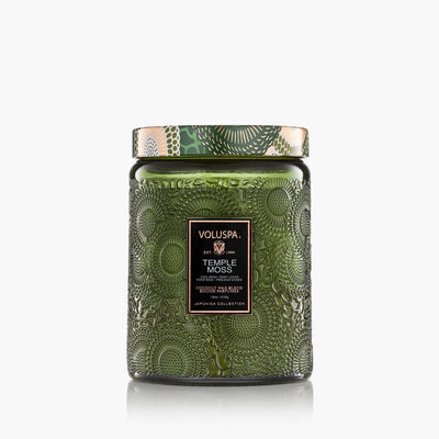 Voluspa Duftkerze Temple Moss | Large Jar