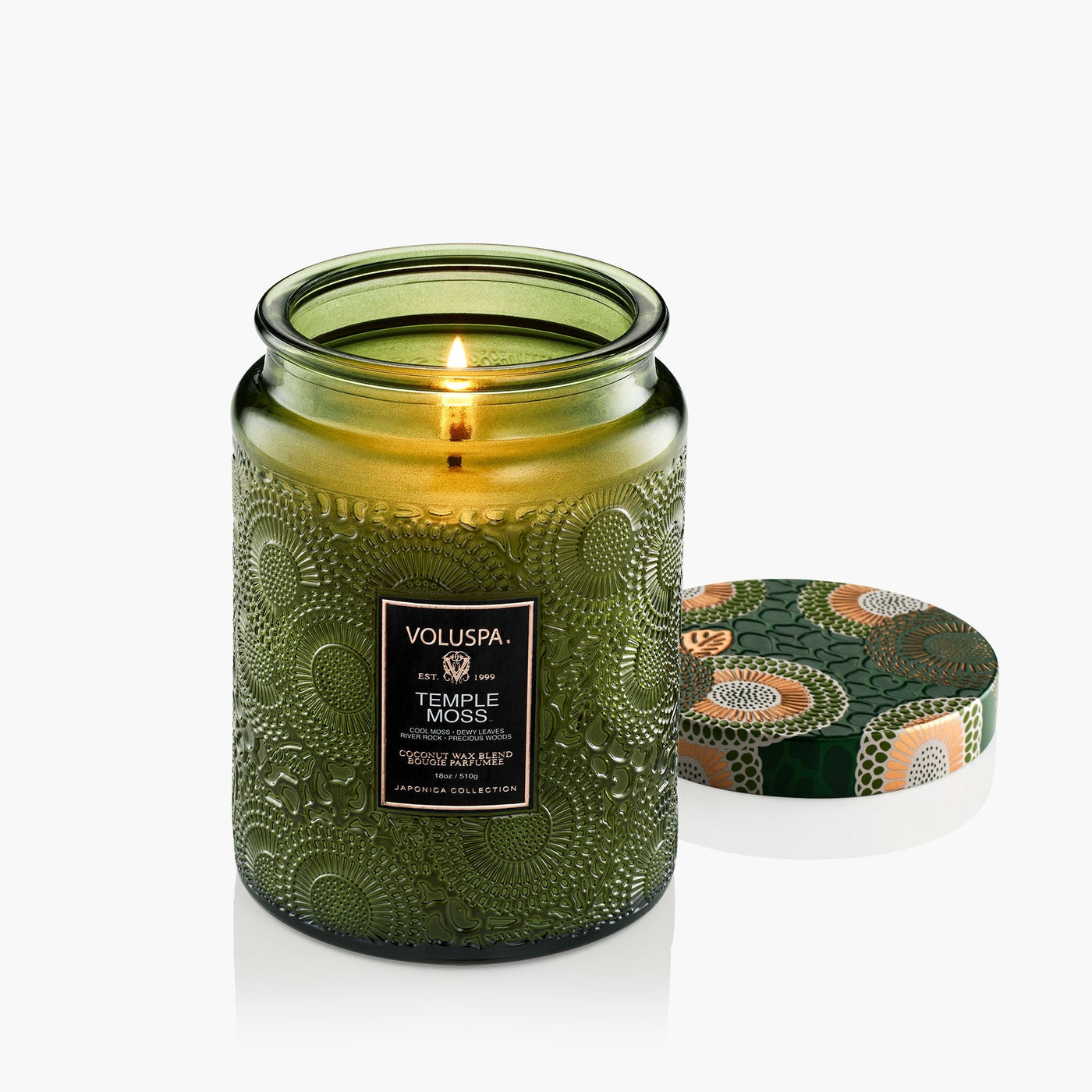 Voluspa Duftkerze Temple Moss | Large Jar