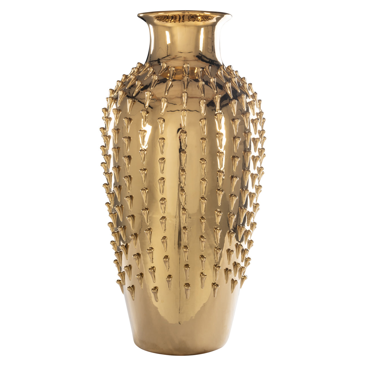 Richmond Interiors goldene Bodenvase Dania | H 65 cm