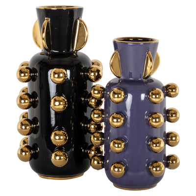 Richmond Interiors Vase Zalia Lila | H 34 cm