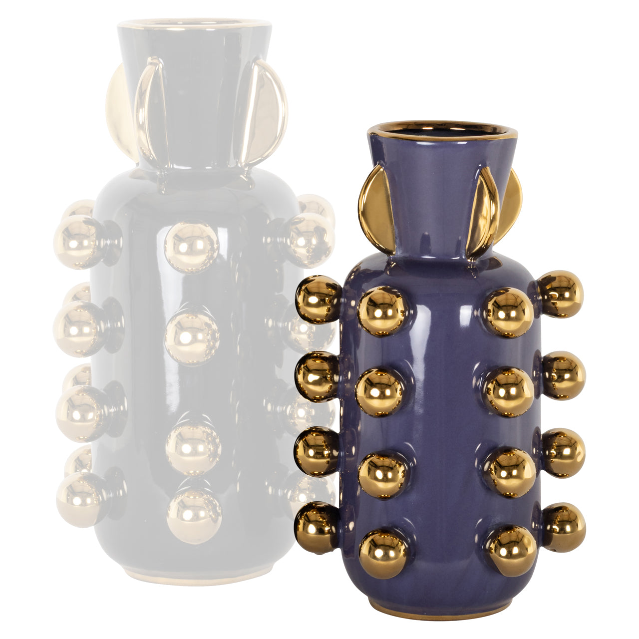 Richmond Interiors Vase Zalia Lila | H 34 cm