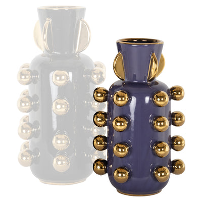 Richmond Interiors Vase Zalia Lila | H 34 cm