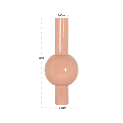 Richmond Interiors Bodenvase Novalee Salmon | H 65 cm