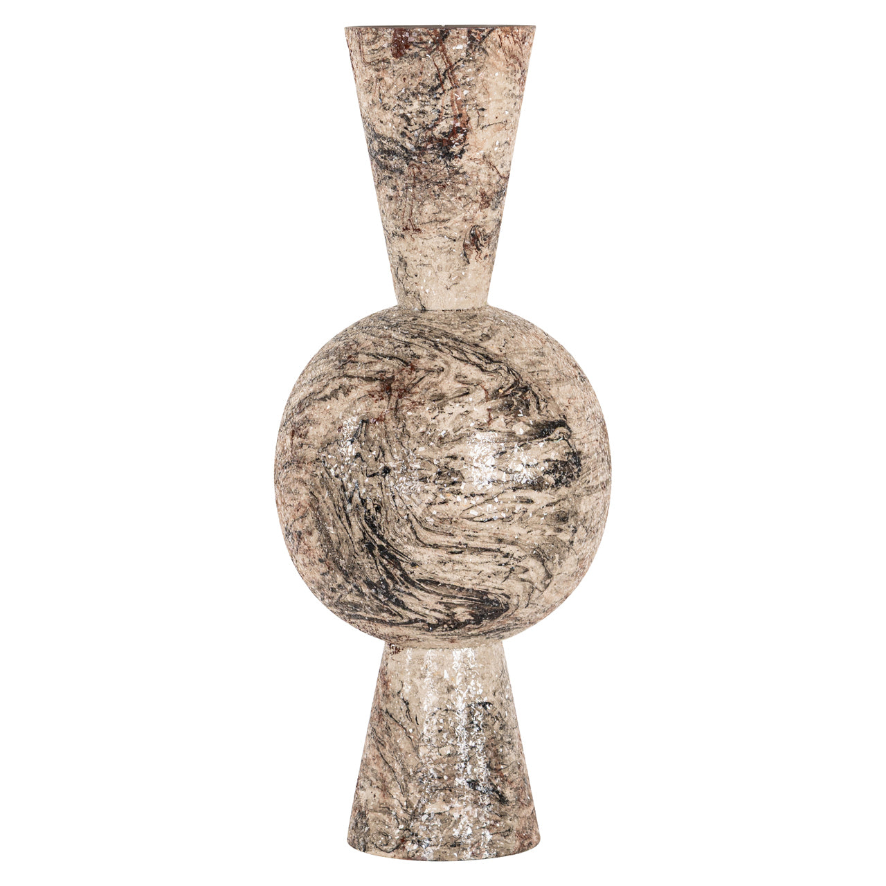 Richmond Interiors Bodenvase Moisa | Beige