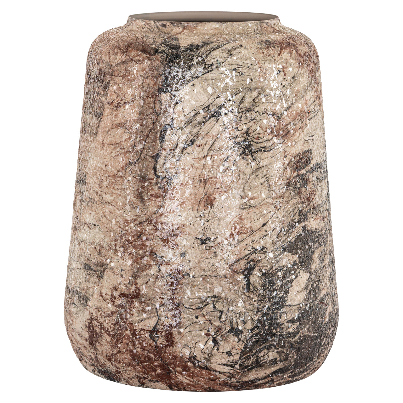 Richmond Interiors Vase Dena Beige | H 40 cm