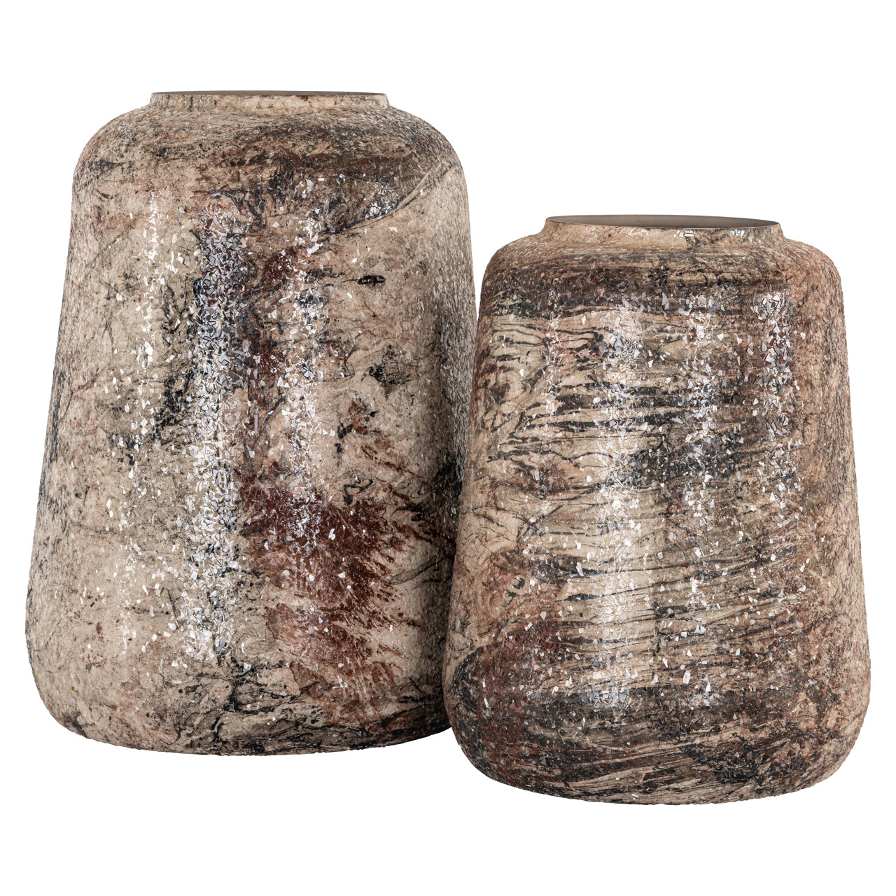 Richmond Interiors Vase Dena Beige | H 40 cm