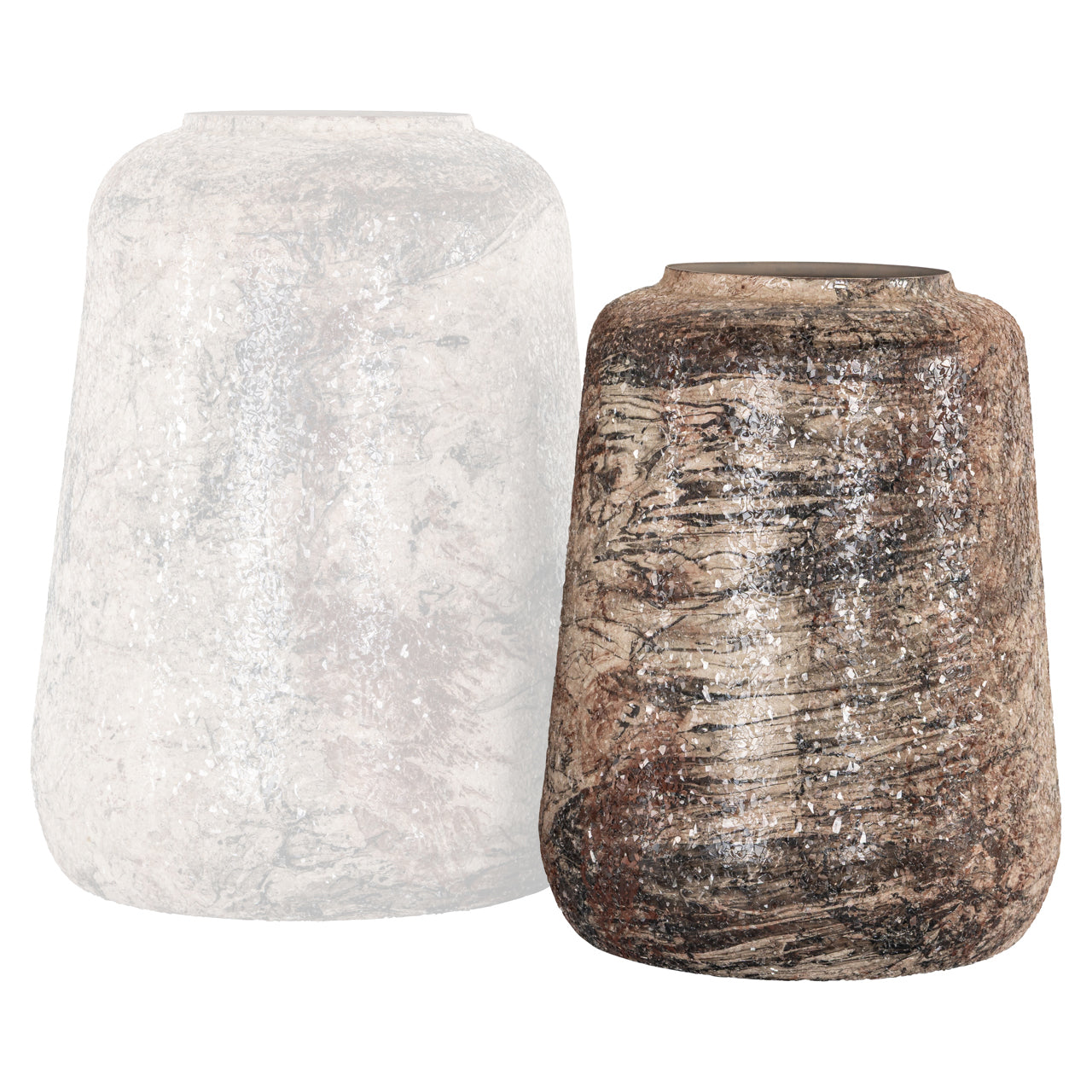 Richmond Interiors Vase Dena Beige | H 40 cm