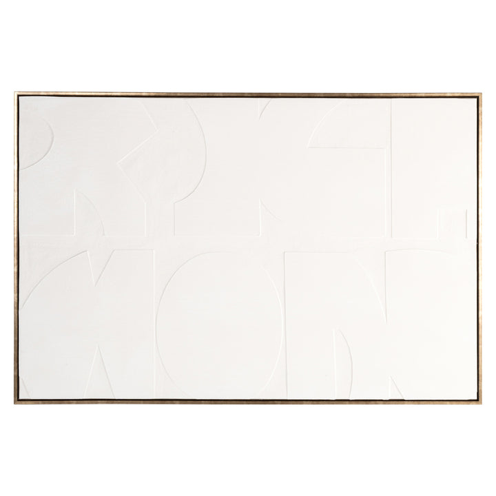 Richmond Interiors Wandbild Wall Art Decadence Weiß | 120x80 cm