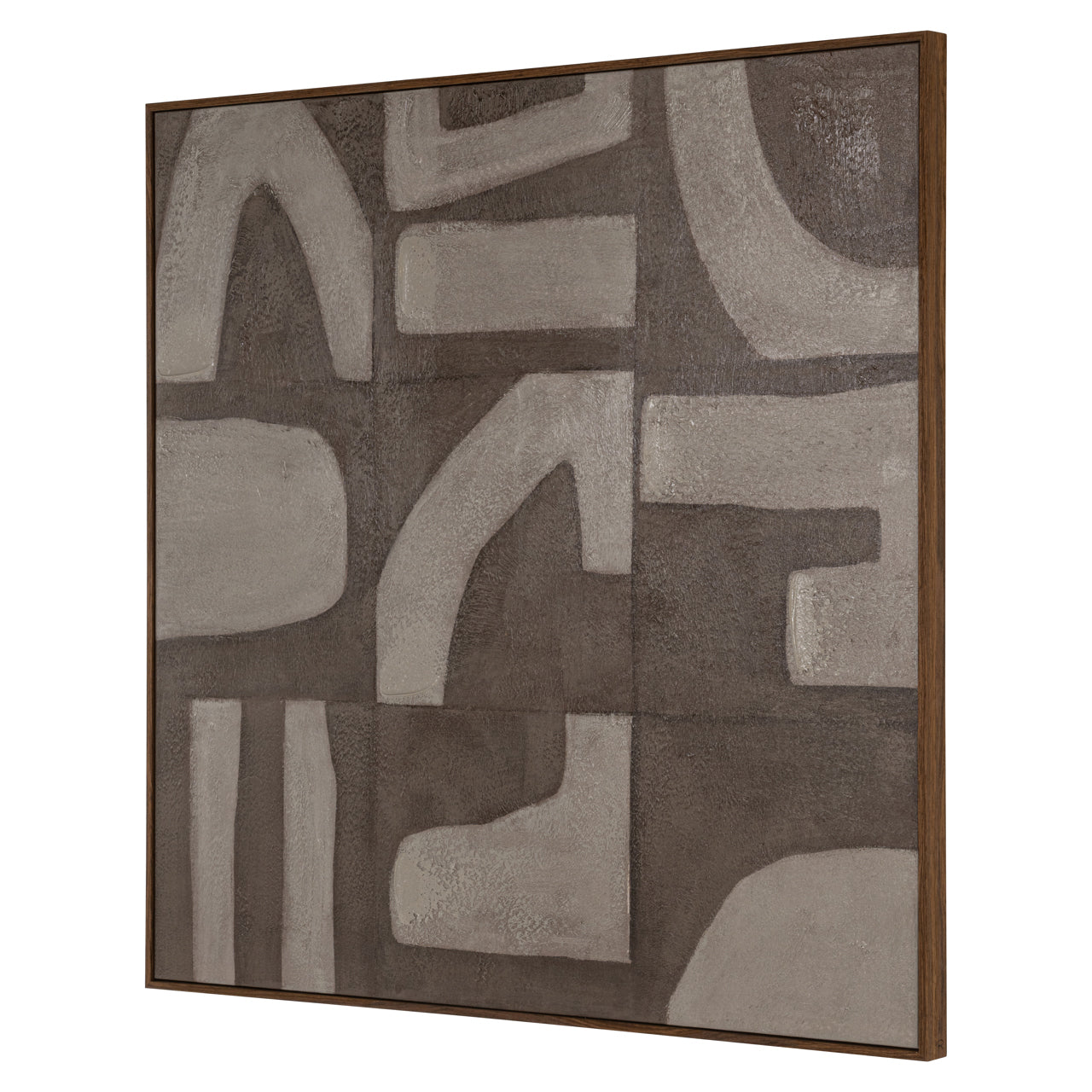 Richmond Interiors Wandbild Wall Art Zenith Sand Links | | 100x100 cm