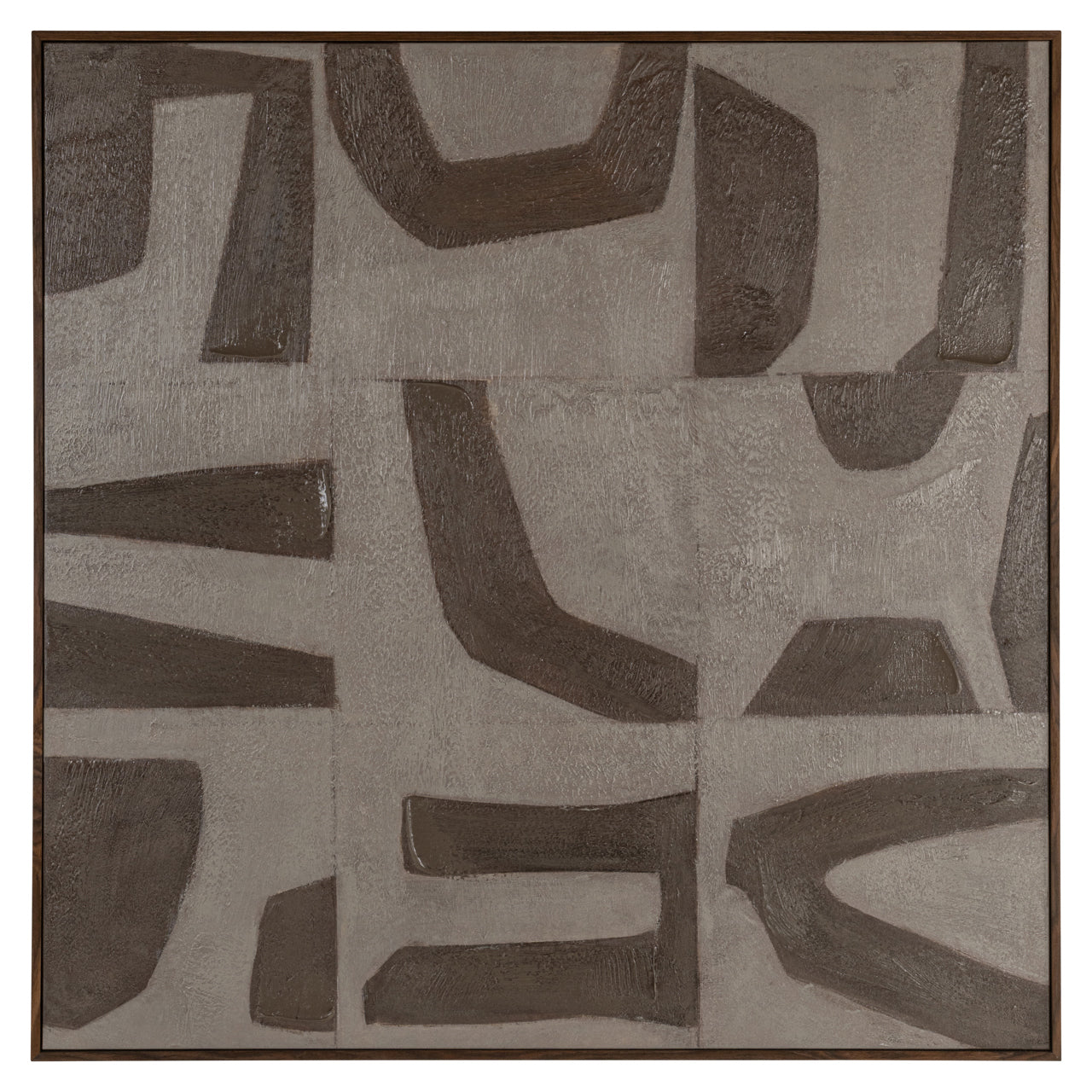 Richmond Interiors Wandbild Wall Art Zenith Sand Rechts | | 100x100 cm