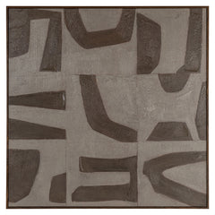 Richmond Interiors Wandbild Wall Art Zenith Sand Rechts | | 100x100 cm