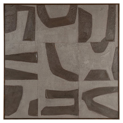 Richmond Interiors Wandbild Wall Art Zenith Sand Rechts | | 100x100 cm