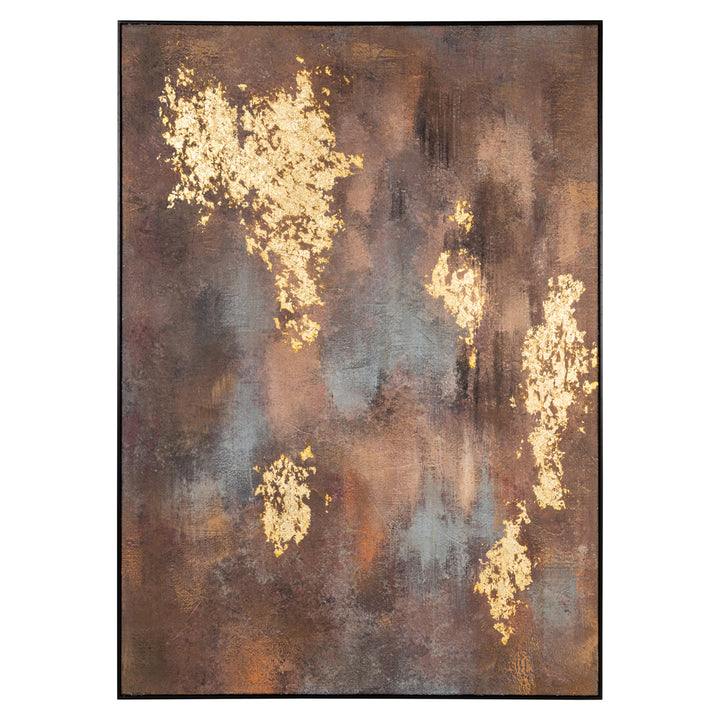 Richmond Interiors Wandbild Wall Art Golden gleam | 100x140 cm