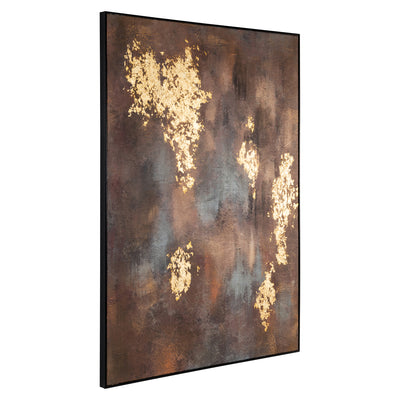 Richmond Interiors Wandbild Wall Art Golden gleam | 100x140 cm