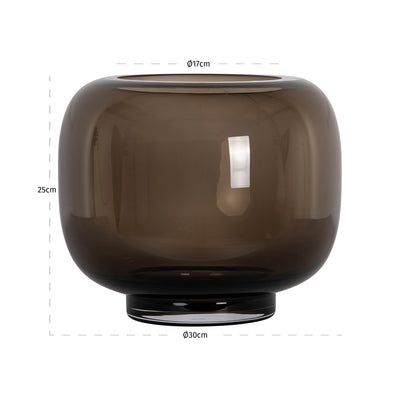 Richmond Interiors Windlicht Rowen | Braun