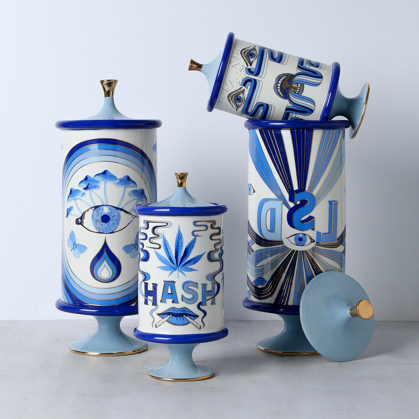 druggist canister collection - styled view 1