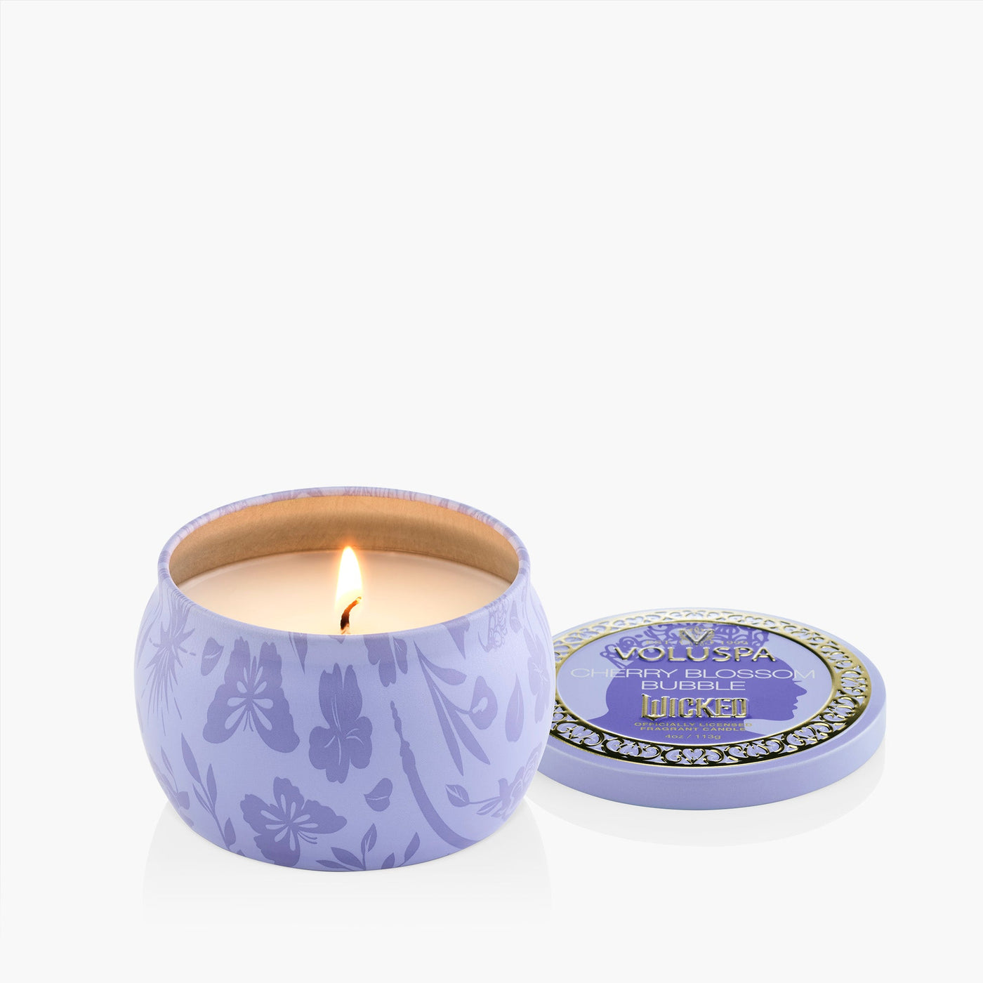 Voluspa Duftkerze Wicked Cherry Blossom Bubble | Minidose mit Deckel