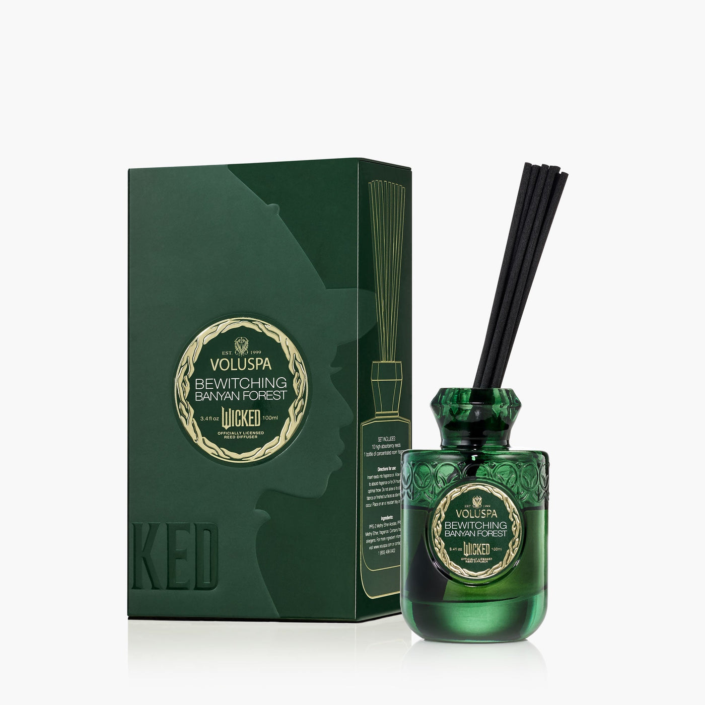 Voluspa Raumduft Wicked Bewitching Banyan Forest | Diffuser mit Duftstäbchen