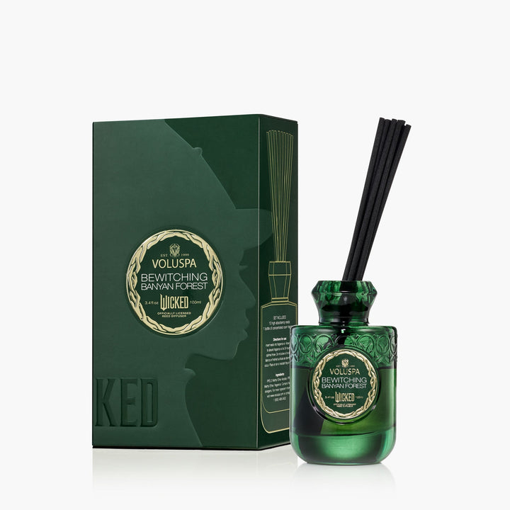 Voluspa Raumduft Wicked Bewitching Banyan Forest | Diffuser mit Duftstäbchen