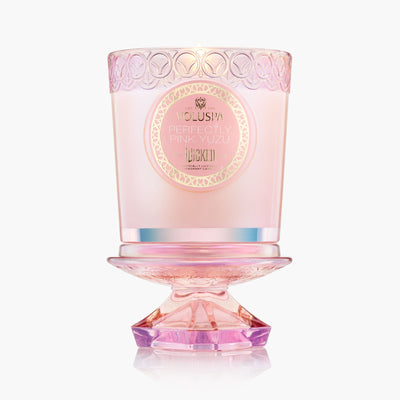 Voluspa Geschenkset Duftkerzen & Dochtschere Wicked Pink Goes Good With Green