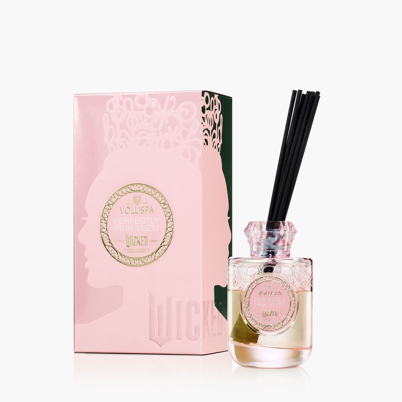Voluspa Raumduft Wicked Perfectly Pink Yuzu | Diffuser mit Duftstäbchen