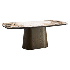 Richmond Interiors Table À Manger En Céramique Langford Marron | 200x100 cm