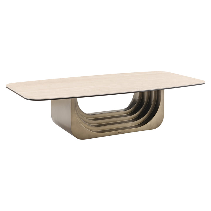 Richmond Interiors Keramik-Couchtisch Maxfield | Beige