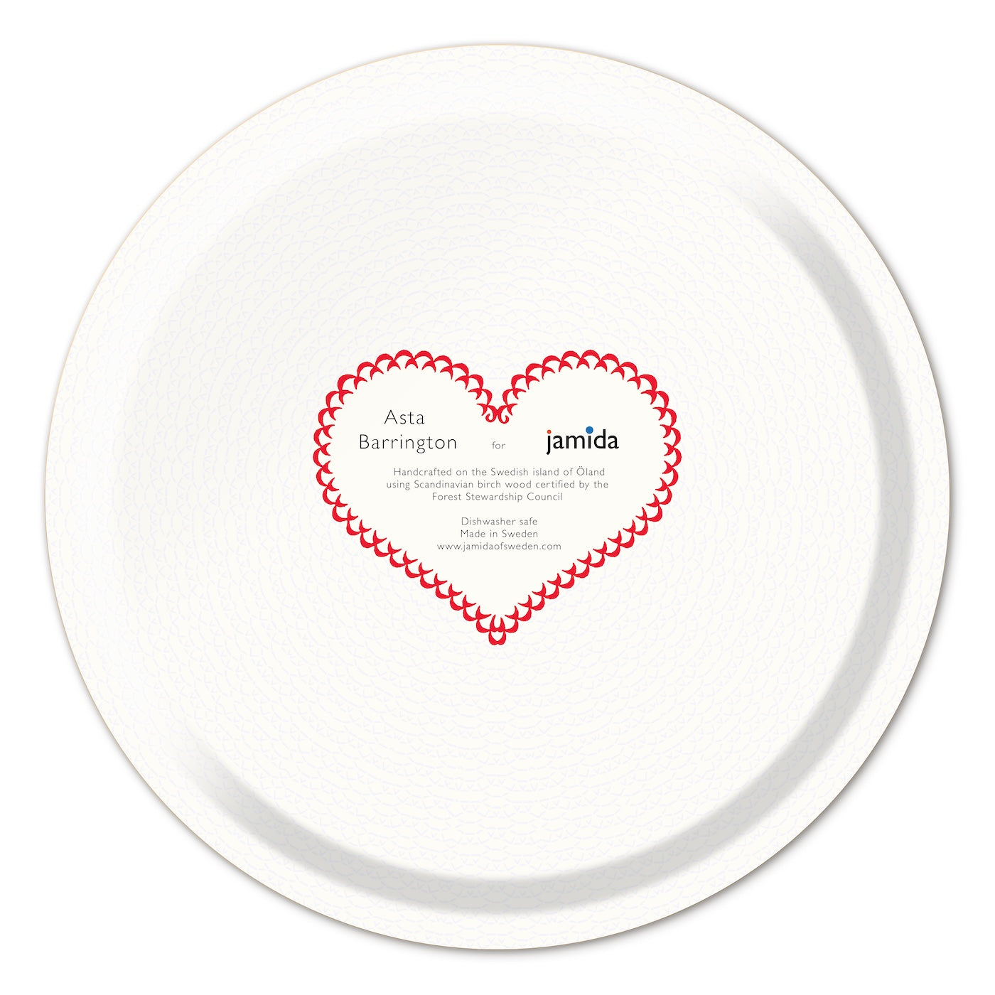 Jamida of Sweden Tablett Happy Multi | ø 31 cm