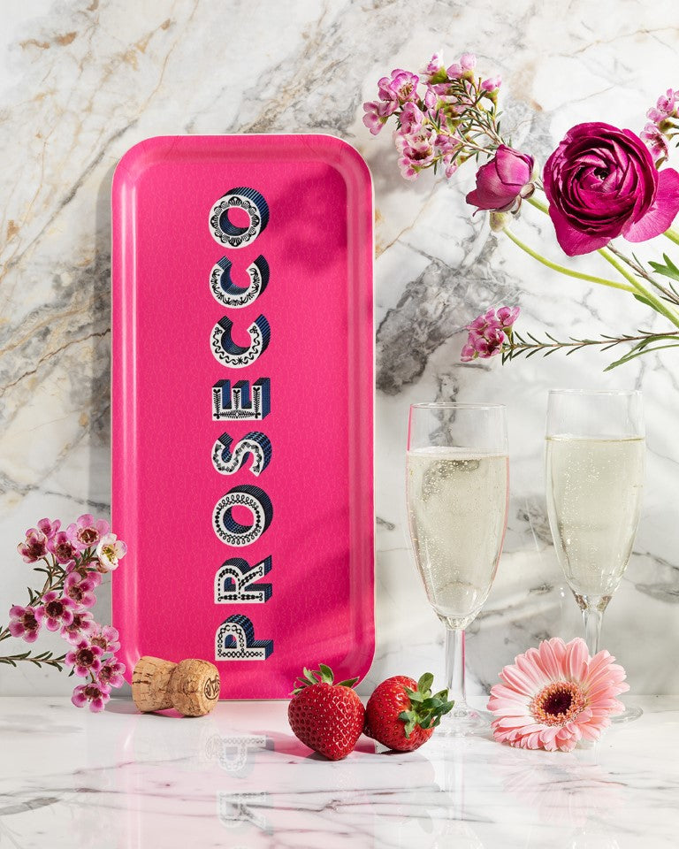 Jamida of Sweden Tablett Prosecco Pink | 32x15 cm