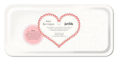 Jamida of Sweden Tablett Bellini Koralle | 32x15 cm