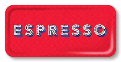 Jamida of Sweden Tablett Espresso Rot | 32x15 cm