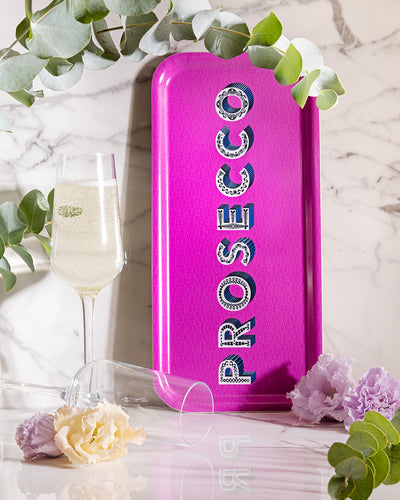 Jamida of Sweden Tablett PROSECCO Purple | 32x15 cm