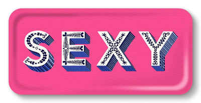 Jamida of Sweden Tablett Sexy Pink | 32x15 cm
