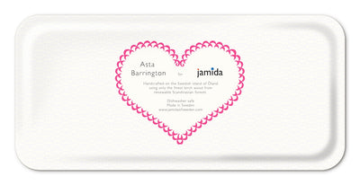 Jamida of Sweden Tablett Sexy Pink | 32x15 cm
